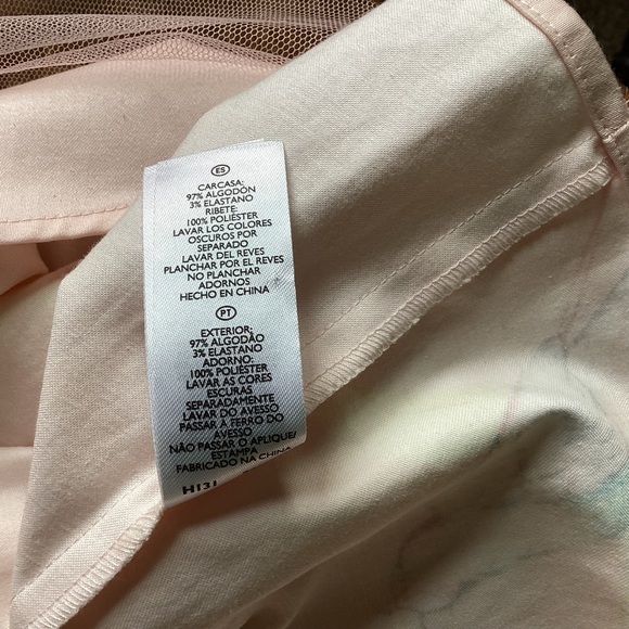 S Diana Vickers Star Amazing Pink Parrot Dress Sheer Top Art 2 Wear - Picture 14 of 16